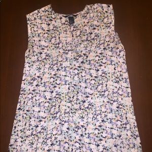 Sleeveless Floral Top